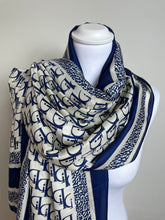 Printed Sapphire - Premium Silk Dupatta with Elegant Finish